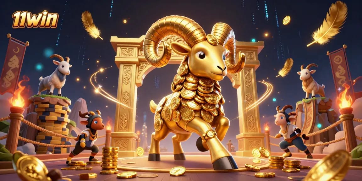 Experience thrilling 11WIN casino games with the powerful golden ram and glamorous settings