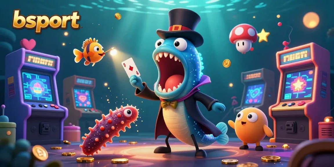 Experience magical wins at bsport with vivid casino-themed underwater characters
