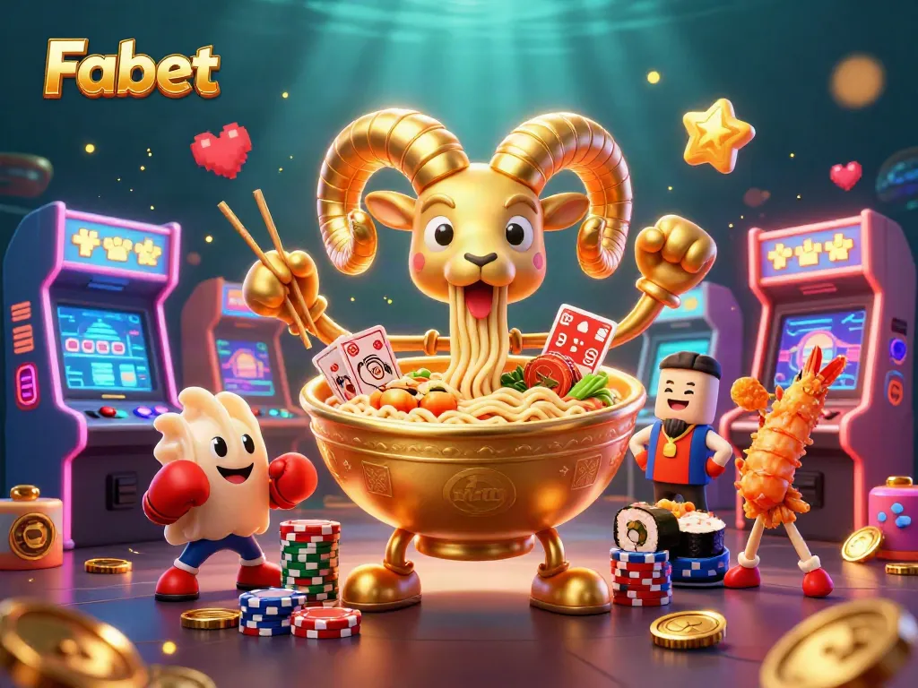Fabet enhances engagement with vibrant 3D characters and thrilling casino game elements.