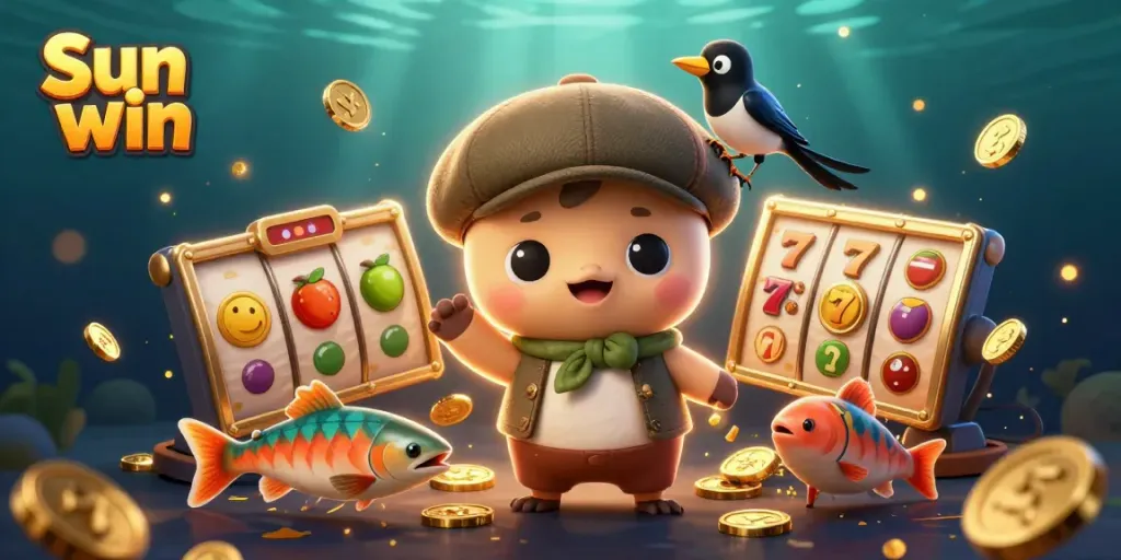 Spin to win at Sun win with fun characters and dynamic gaming elements!