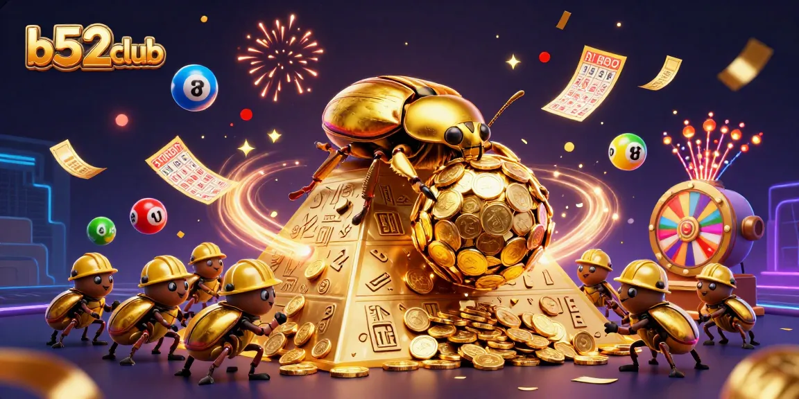 Bid for big wins with b52club's dynamic gaming and vibrant casino symbols on display.