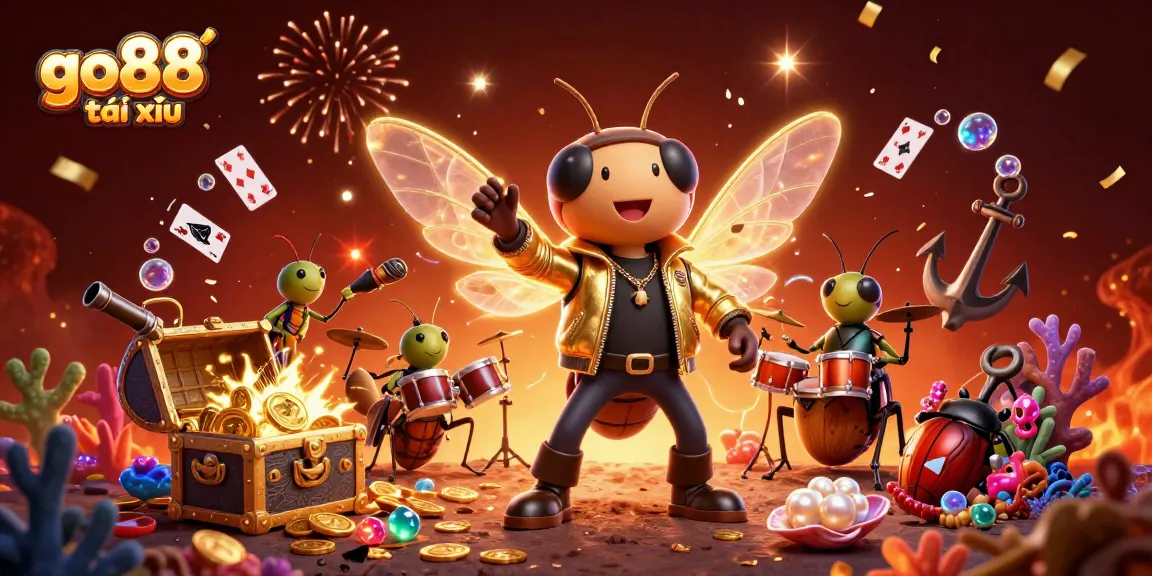 Engage with go88 tài xỉu as vibrant characters and casino elements create an exciting gaming atmosphere.