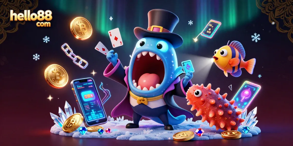 Experience thrilling magic tricks at hello88 com, with a deep-sea eel and crypto elements.