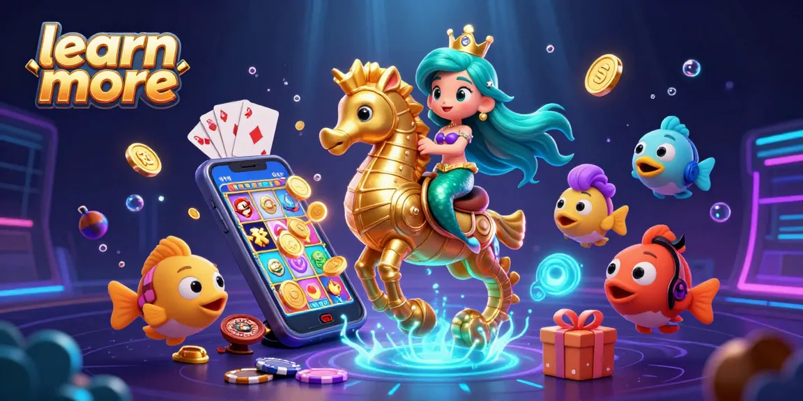 Spin the reels and learn more about slots with a vibrant, immersive mermaid-themed casino illustration.
